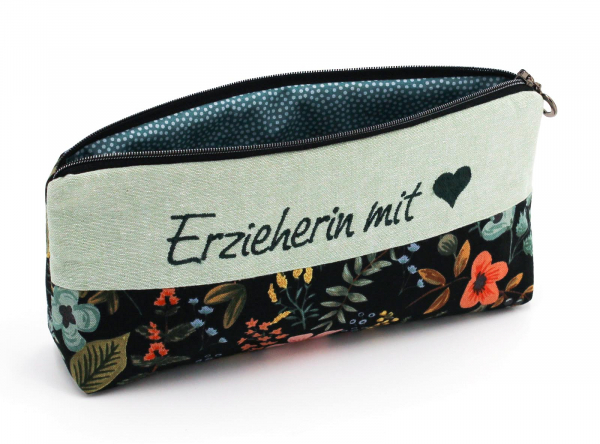 Mäppchen, Federmäppchen, Stiftemäppchen Erzieherin mit ❤